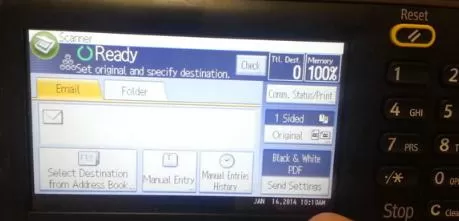 ricoh aficio mp 301 factory reset