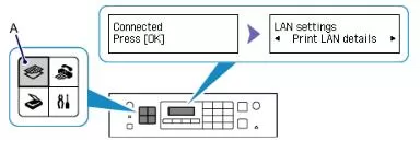 how to connect canon mx450 printer to wifi