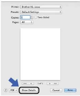 how to make brother printer print double sided