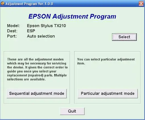 epson printer factory reset