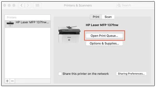 how do i cancel a print job on my hp printer