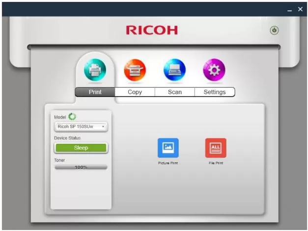 how to connect ricoh printer to computer
