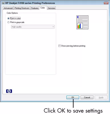 Set Printer Preferences