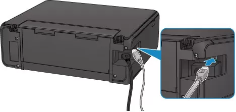 how to connect printer to laptop canon