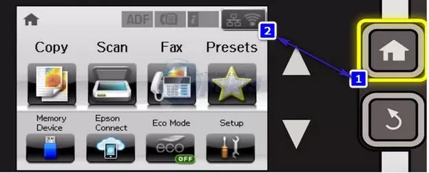 Epson WF-3640 Wifi Setup