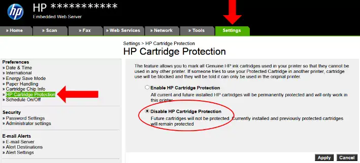Get HP Printer to Recognize Refilled Cartridge