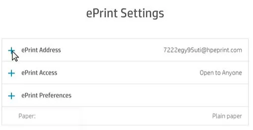 how to get hp printer email address