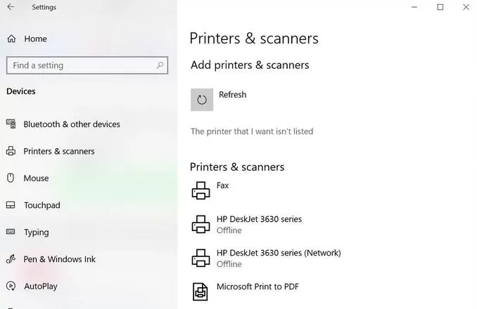 Printer Driver is unavailable on Windows