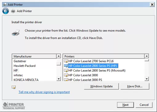 HP Printer Error Code 30040079