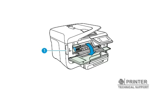Clean Print Heads on HP 8600 Printer