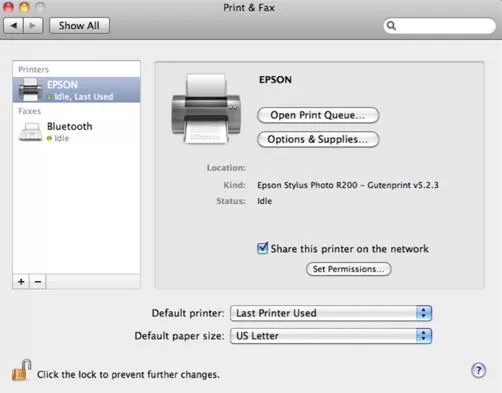 epson printer filter failed mac
