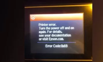 Epson Error Code 0x69