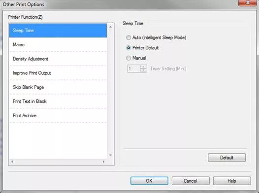 how to get brother printer out of sleep