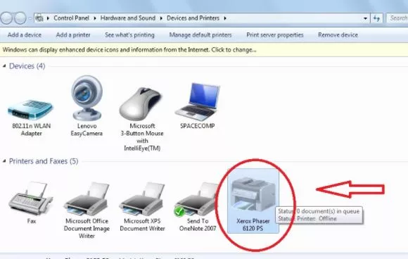Why Xerox Printer is Offline