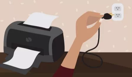Another computer is using the printer error