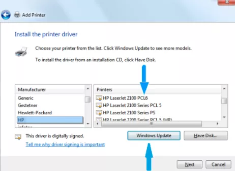 Update HP Printer Driver for Windows 10