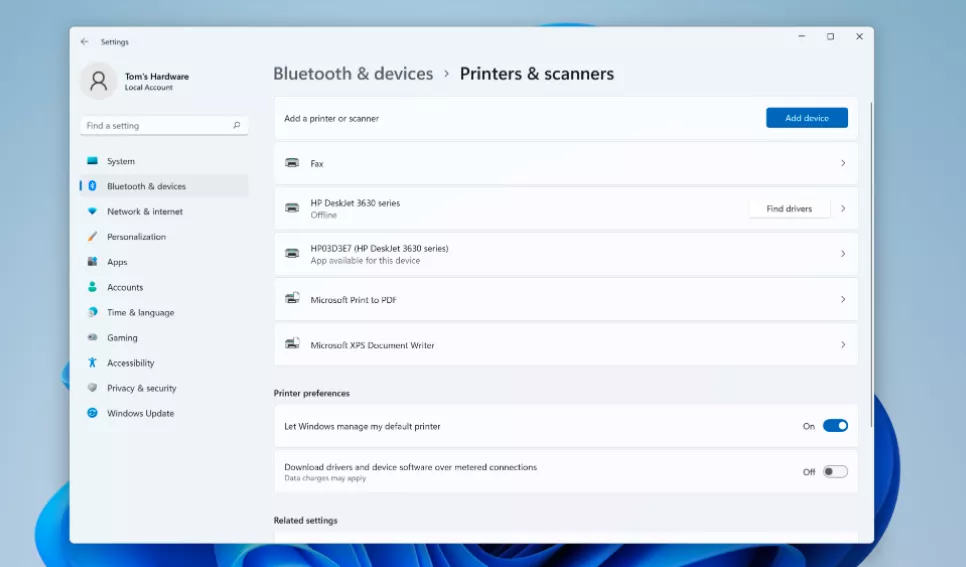 Add a Printer to Windows 11