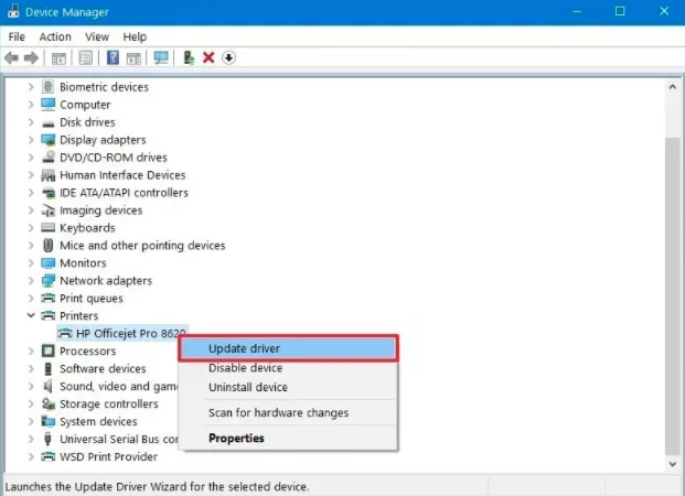 Fix Windows can't Locate a Suitable Printer Driver
