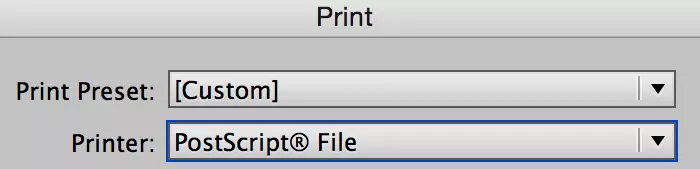 Convert PostScript Files on the Printer