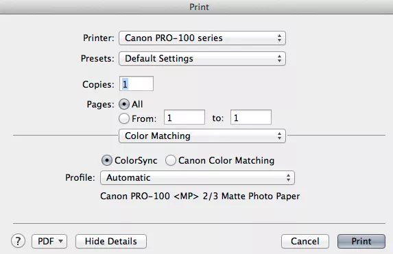 Setup Canon Pixma Pro 100 Printer