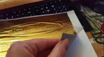 Create Gold Foiling Letter With Your Laser Printer