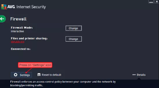 Allow for Printer Sharing on AVG Internet Security
