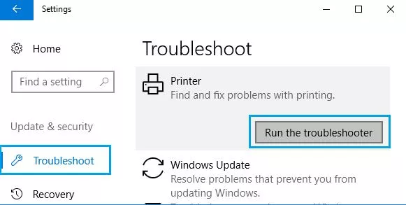 Printer Stopped Working After Windows 10 Update