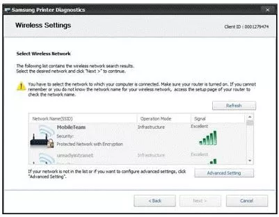 samsung m2020 wps pin