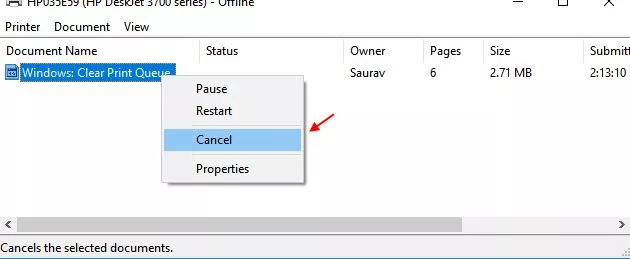unable to print 48 brother printer