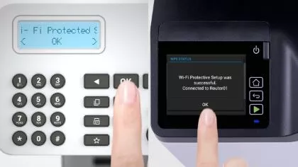 how to find wps pin on lexmark printer