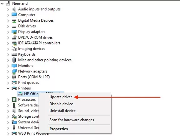 find printer ip address windows 10