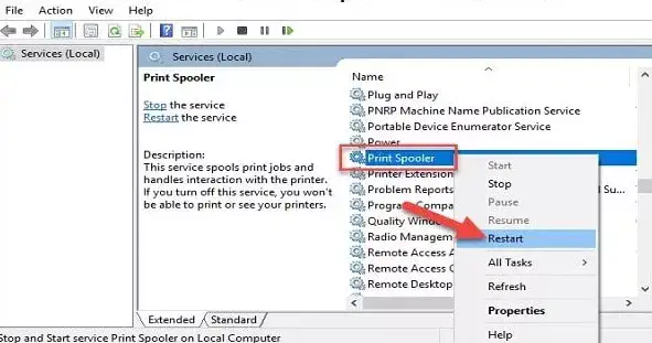 Delete a Stuck Print Job in Windows