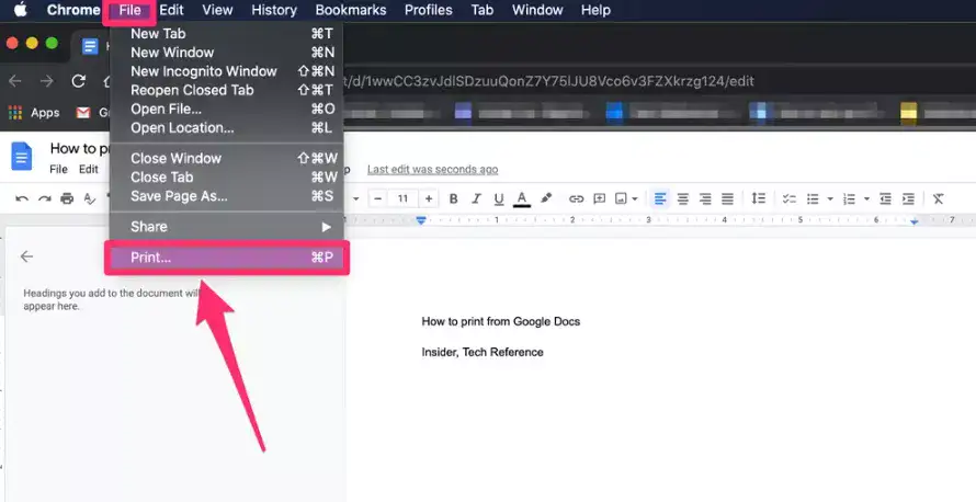 Print Directly from Google Docs on Any Device