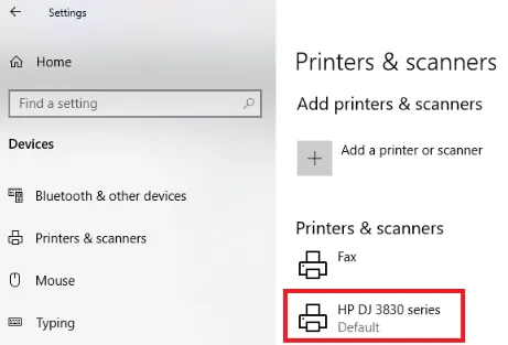 how do i get my hp printer back online