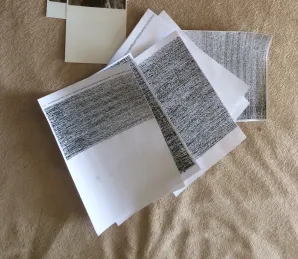 hp printer only printing top of page