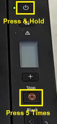 Canon G2010 Error P07 error 2026