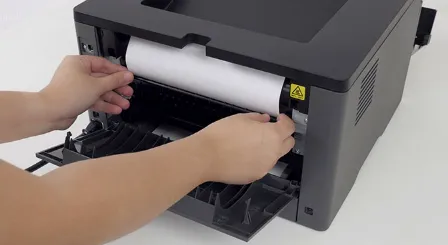 Clear a Paper Jam in a Laser Printer