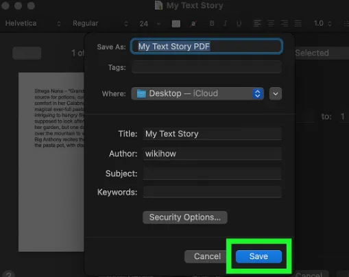 Add a PDF Printer to Mac