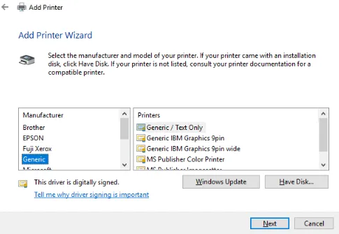 Can't Install This Printer Right Now. Error 740 on Windows 11/10