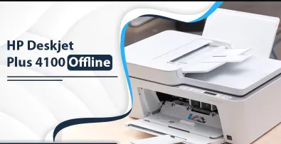 HP Deskjet Plus 4100 Offline Error