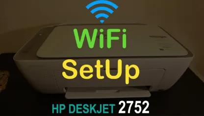 Connect HP Deskjet 2752 Printer to WiFi