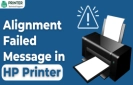 Alignment Failed Message in HP Printer