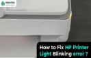 How to Fix HP Printer Light Blinking error?