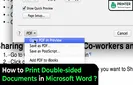 How to Print Double-sided Documents in Microsoft Word
