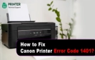 canon printer error code 1401