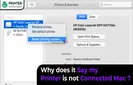 Why Does it Say My Printer is Not Connected Mac