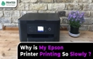 why is my epson printer printing so slow all of a sudden