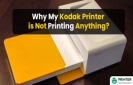Why My Kodak Printer is Not Printing Anything?