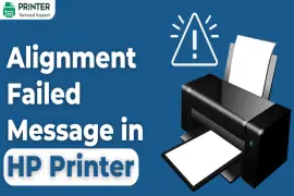 Alignment Failed Message in HP Printer