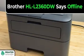 Brother HL-L2360DW Says Offline